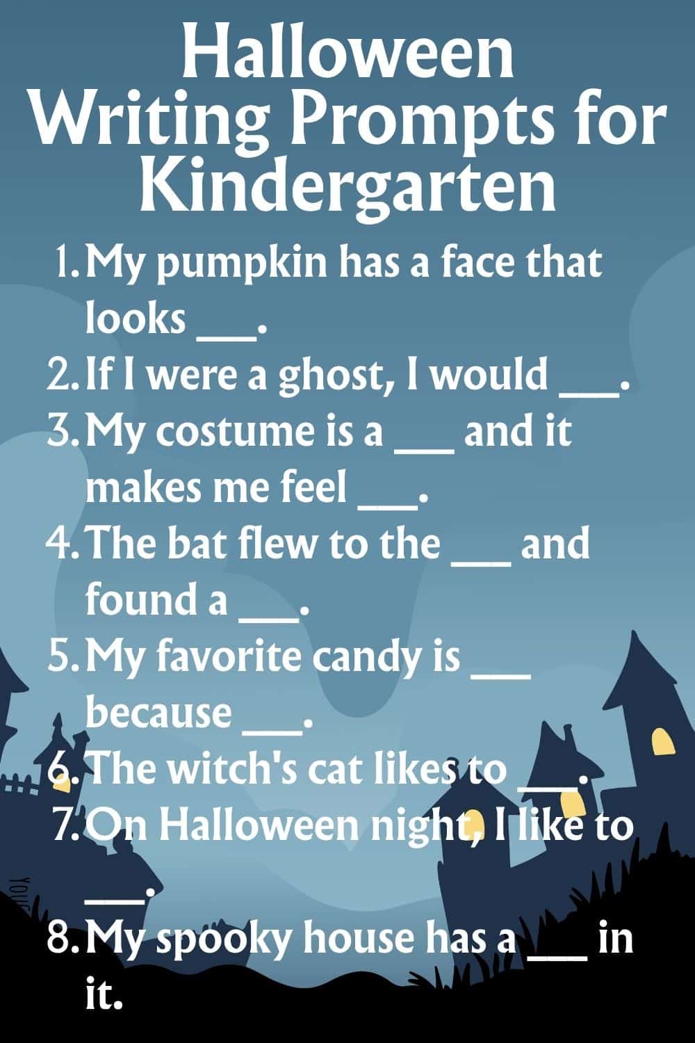 60+ Halloween Writing Prompts for Kindergarten Fun